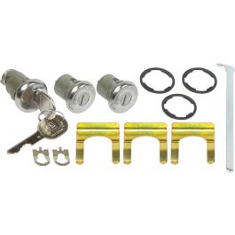 Ignition, Door, lock, cylinder, key, 66-68 Mopar Ignition & Door Lock Set Keyed Alike NOS Keys