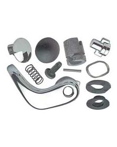 1980-91 GM Truck Chrome Locking Vent Window Handle - R/H
