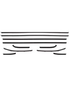 1971-72 Charger Door Glass Weatherstrip (10 Piece Set)