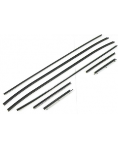 1971-74 Barracuda Door Glass Weatherstrip (8 Piece Set)