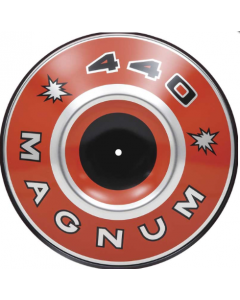 1969-71 Mopar "440 Magnum" Air Cleaner Pie Tin - Orange