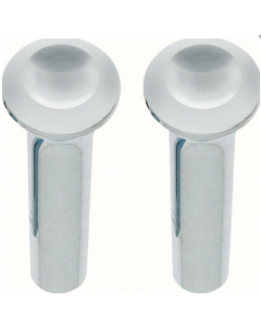1964-74 Mopar A / B-Body Door Lock Knobs Chrome (Pair)