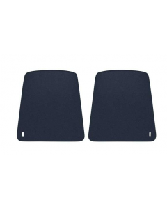 1967-70 F-Body Seat Back Plastic Panels (Black)