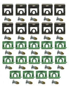 1968-70 Mopar B-Body Front Windshield Molding Clips (24 Piece)