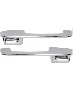 1967-70 Mopar A / B-Body Front Outer Door Handle Set- Chrome Buttons