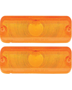 1964 Impala Amber Park Lamp Lenses (Pair)
