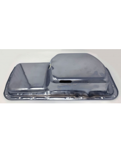 Hemi Style Sump- 6 Quart Oil Pan Chrome (Fits Big Blocks too)