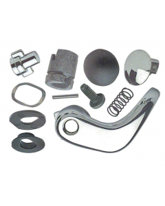 1980-91 GM Truck Chrome Locking Vent Window Handle - L/H