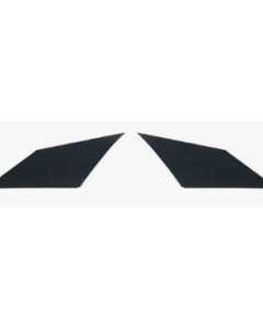 1968-69 F-Body Inner Sail Panels Ribbed (Black)