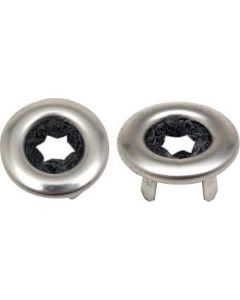 1968-72 OEM Style Door Lock Knob Ferrules, Narrow