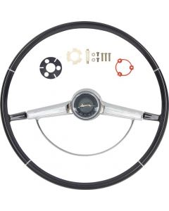 1965 Impala Black Steering Wheel Kit
