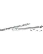 1967-69 Fender to Radiator Support Bars (Chrome)