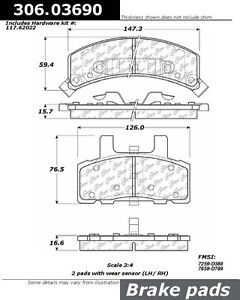 1988-00 Front Brake Pads- Towing and Heavy duty