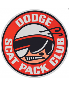 Dodge Scat Pack Club Window Decal
