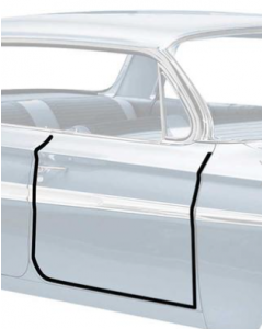 1961-62 Impala 4-Dr Hardtop Front Door Frame Weatherstrip
