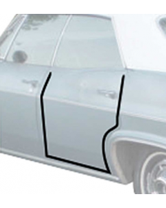 1965-66 Impala 4dr H'Top Rear Dr W'strip
