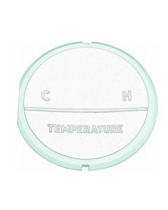 1957 Chev Temperature Gauge Lens
