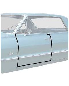 1963-64 Impala 4-Dr Hardtop Front Door Frame Weatherstrip