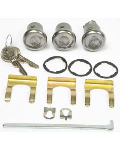 1968-69 Camaro, 67-68 Firebird Door & Trunk Lock Set (Original Style Key)